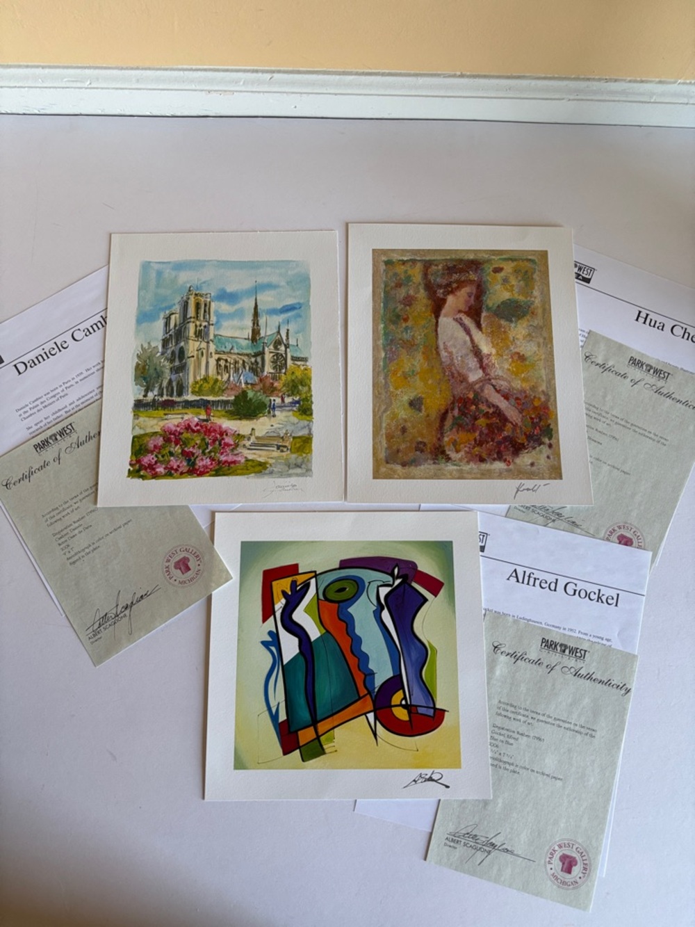 3 2006 Seriolithographs With Certificates of Authenticity